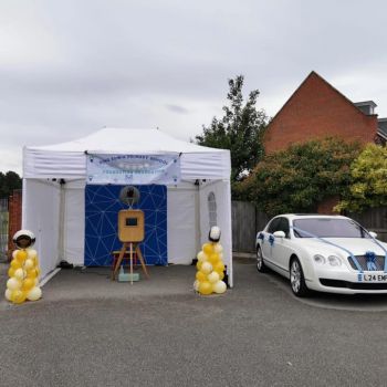 4m x 4m Marquee at King Edwin Primary School: Click Here To View Larger Image